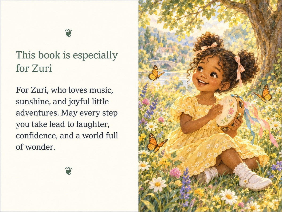The book is especially for Zuri