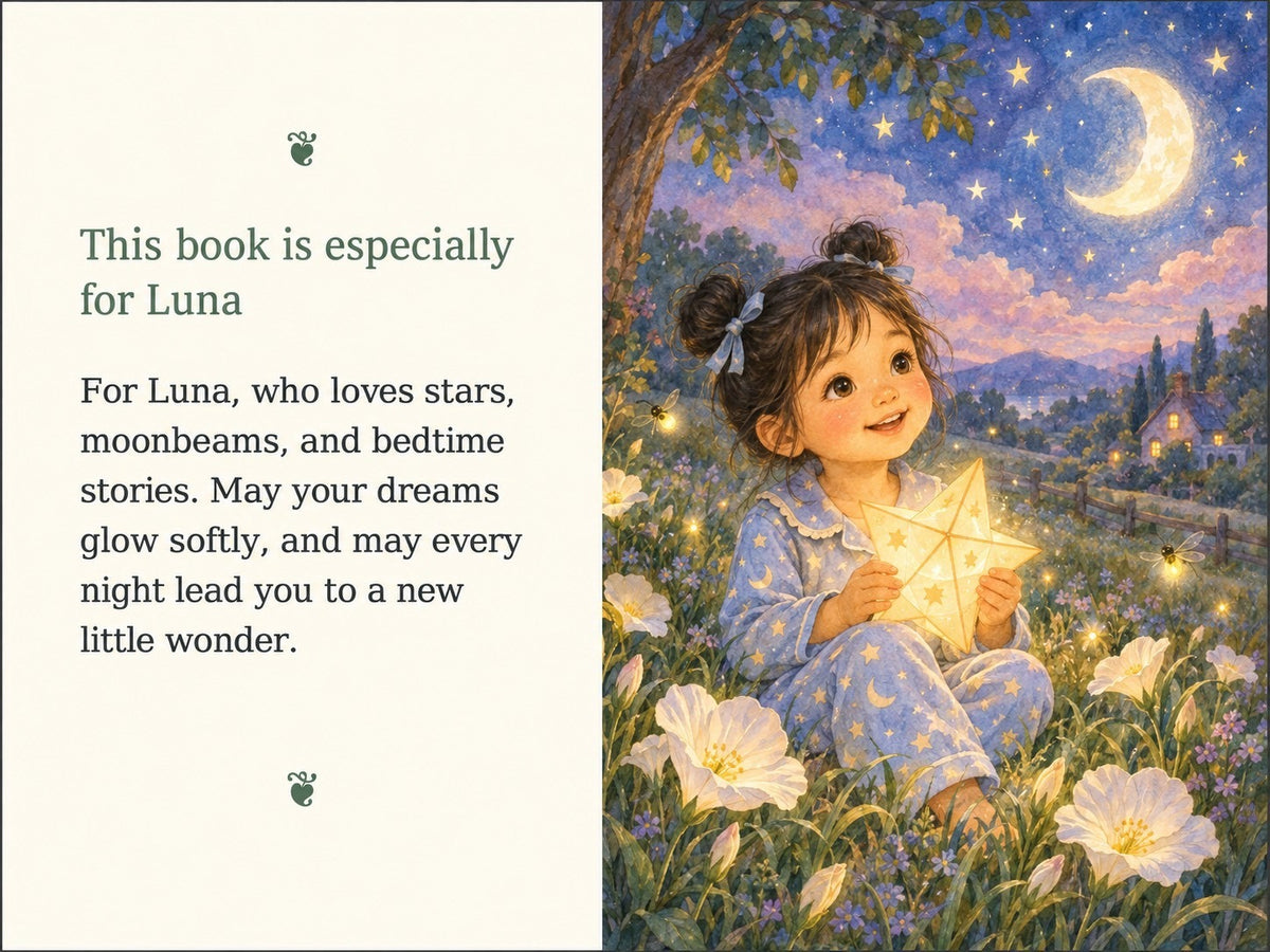 This book is especially for Luna